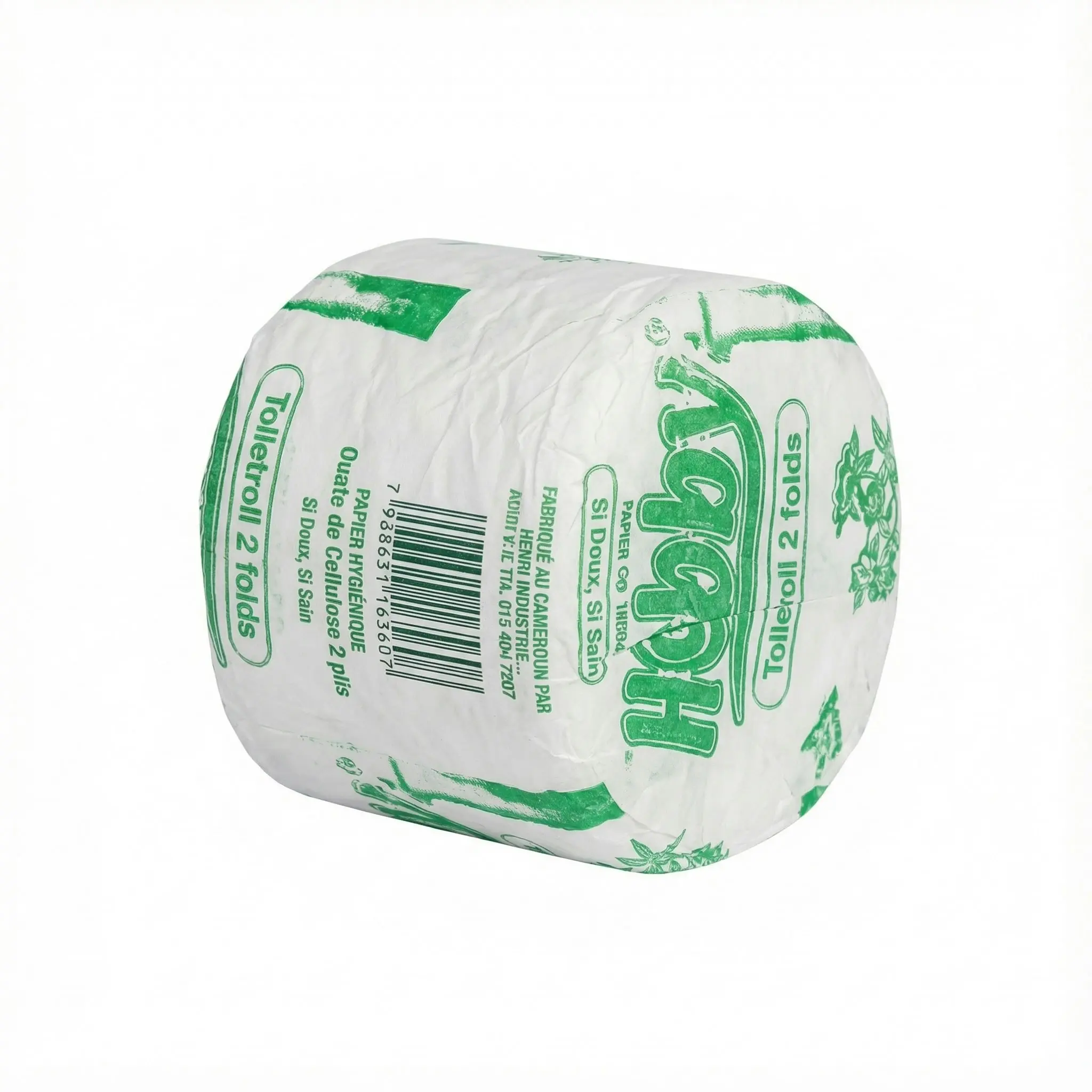 rouleau de papier hygiénique 2 plis usage familial